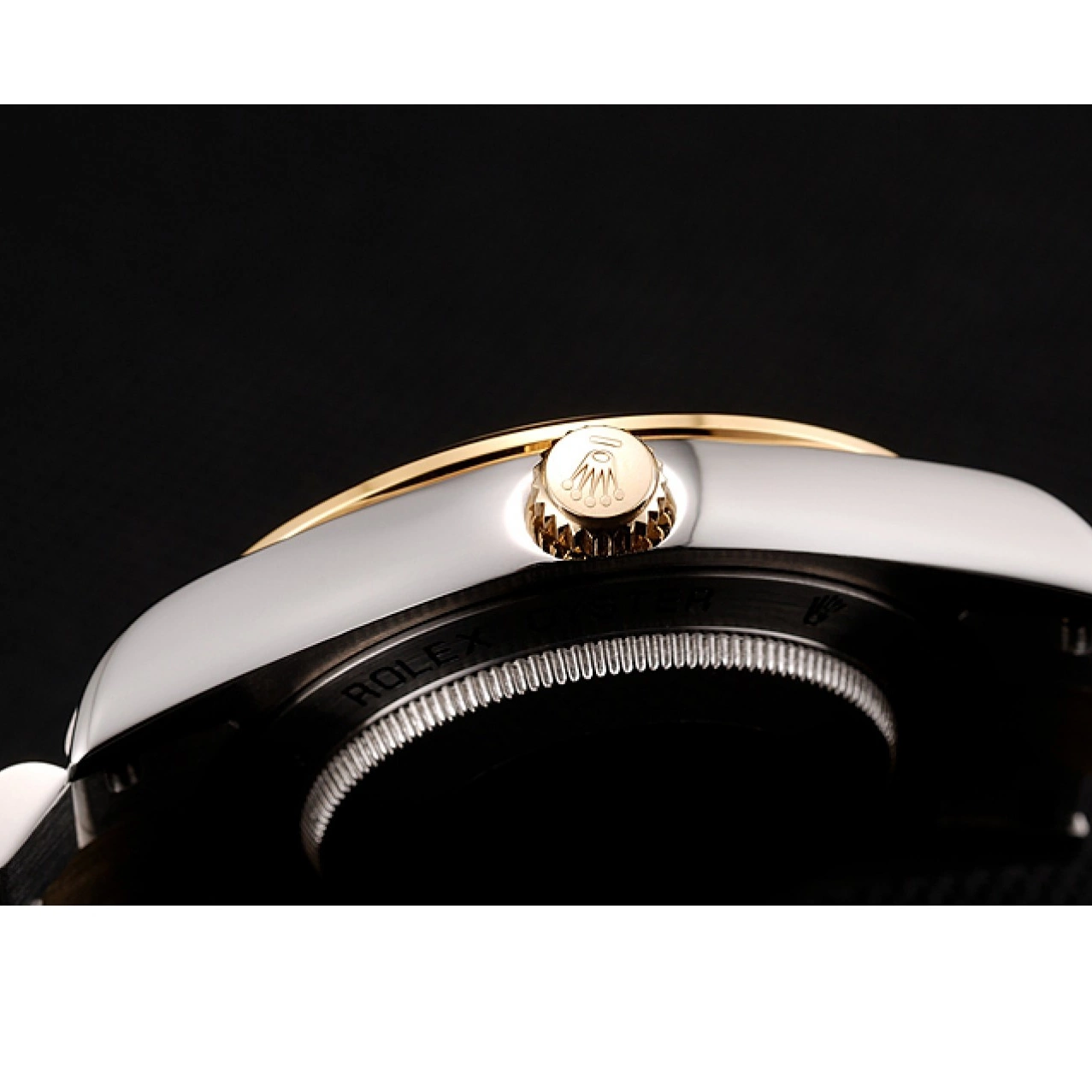 Rolex copies cheap Gold Dial Day-Date Tone Rolex 1453972 Case Diamond White Bracelet Two Steel Swiss Stainless 0529